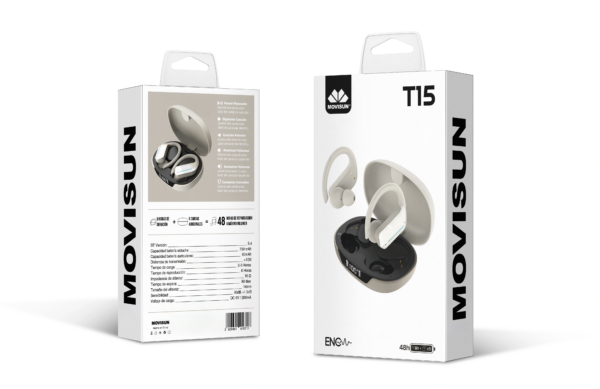 Caja T15 Cafe Audífonos T15