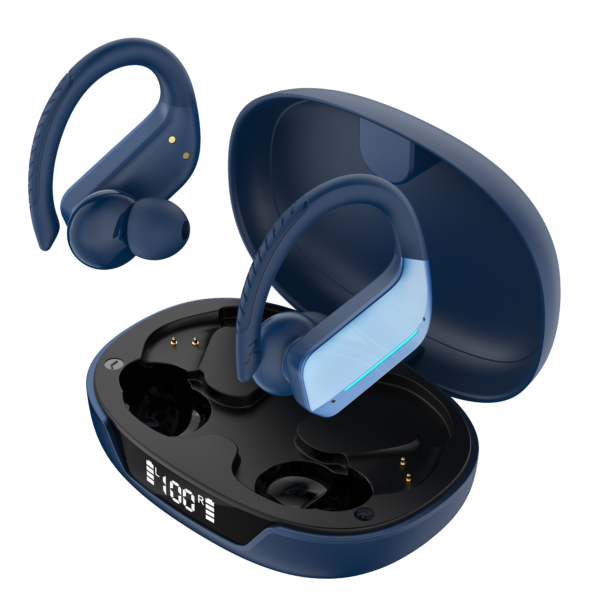 T15 Azul Brillo Audífonos T15